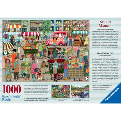 Ravensburger Street Market 1000pc Jigsaw Puzzle Adventure 4005555012603
