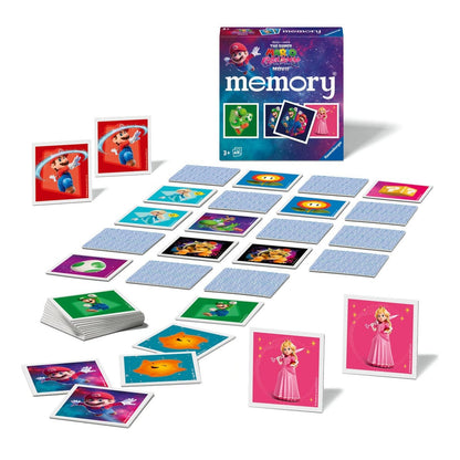 Ravensburger Super Mario Galaxy Mini Memory Card Game For Kids Family Game With Colorful Mario Artwork 4005556251063