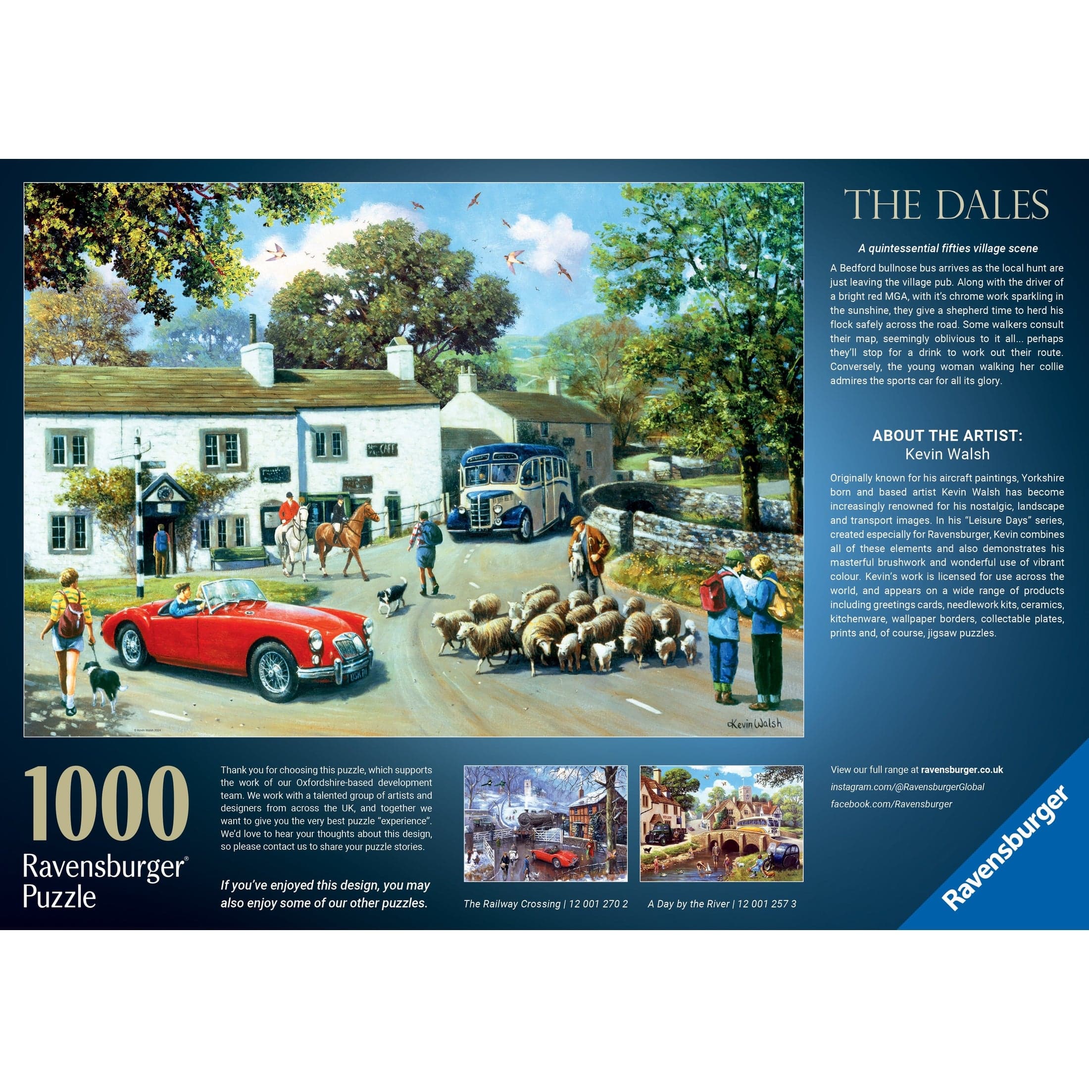 Ravensburger The Dales 1000pc Jigsaw Puzzle Adventure 4005555012566
