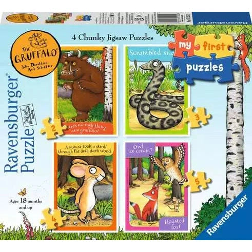 Ravensburger - The Gruffalo My First Puzzles - 2, 3, 4, 5 Pieces Puzzle 4005556072262