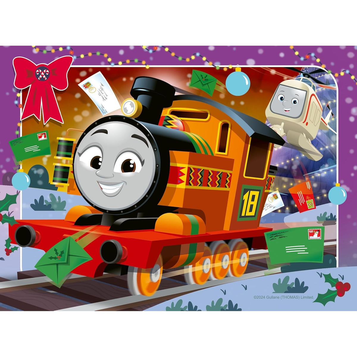 Ravensburger Thomas The Tank Engine and Friends Christmas Jigsaw Puzzle - 4 In a Box 4005555040217