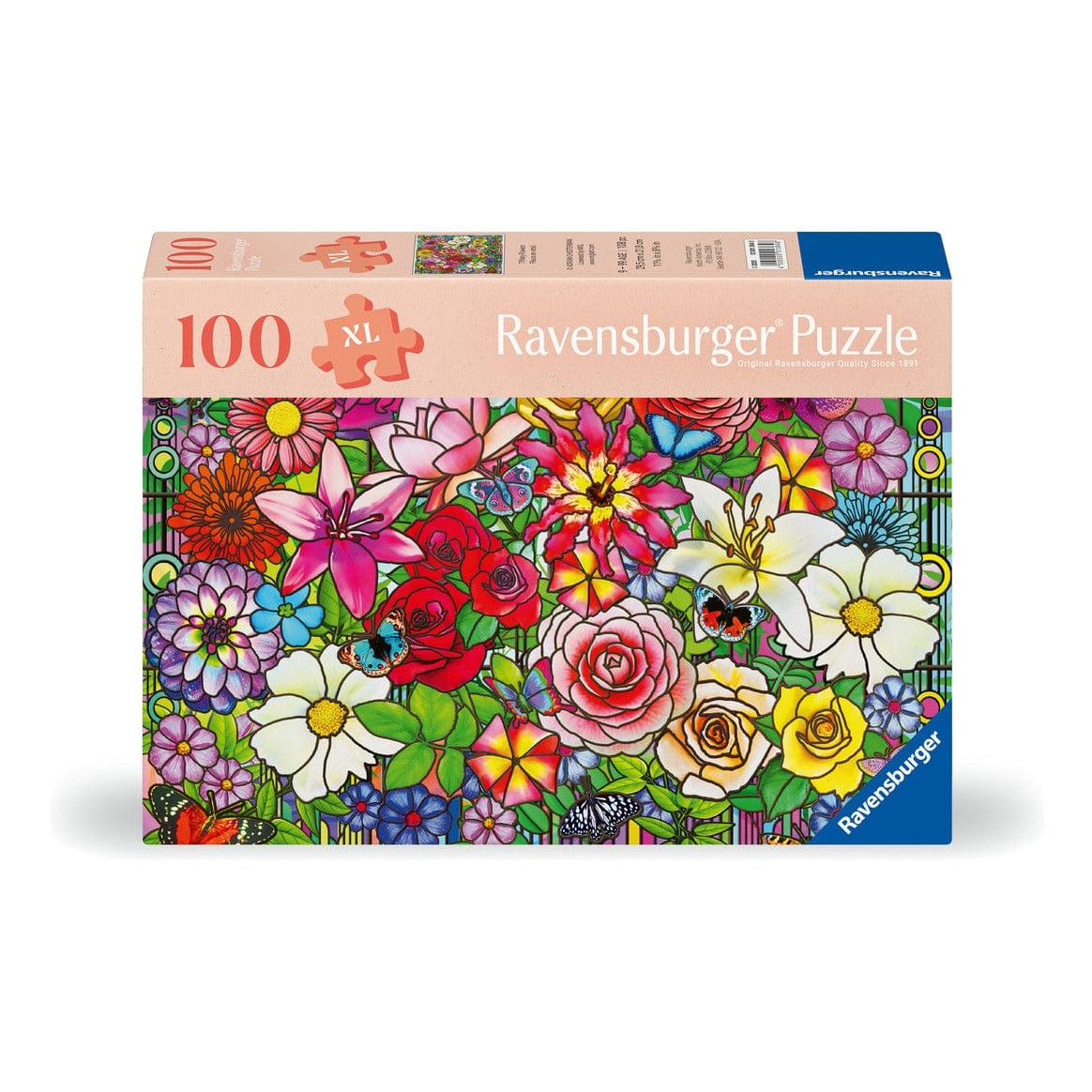 Ravensburger Tiffany Flowers 100pc Puzzle