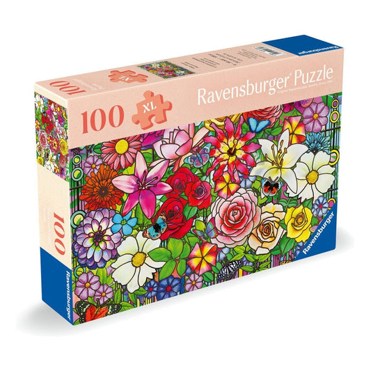 Ravensburger Tiffany Flowers 100pc Puzzle