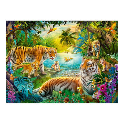 Ravensburger Tiger Family in Oasis 500pc Puzzle