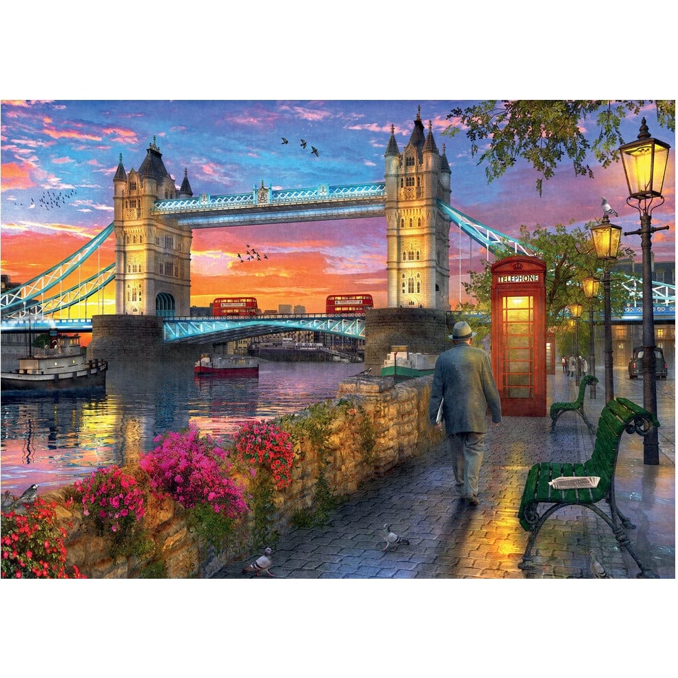 Ravensburger Tower Bridge at Sunset 1000 Piece Jigsaw Puzzle 4005555000419