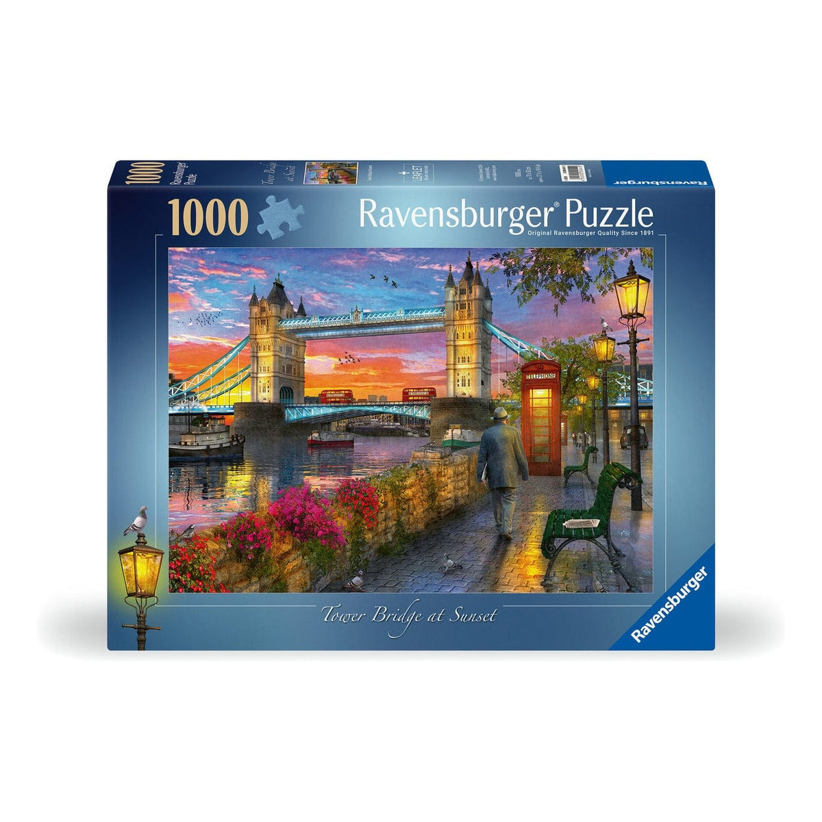 Ravensburger Tower Bridge at Sunset 1000 Piece Jigsaw Puzzle 4005555000419