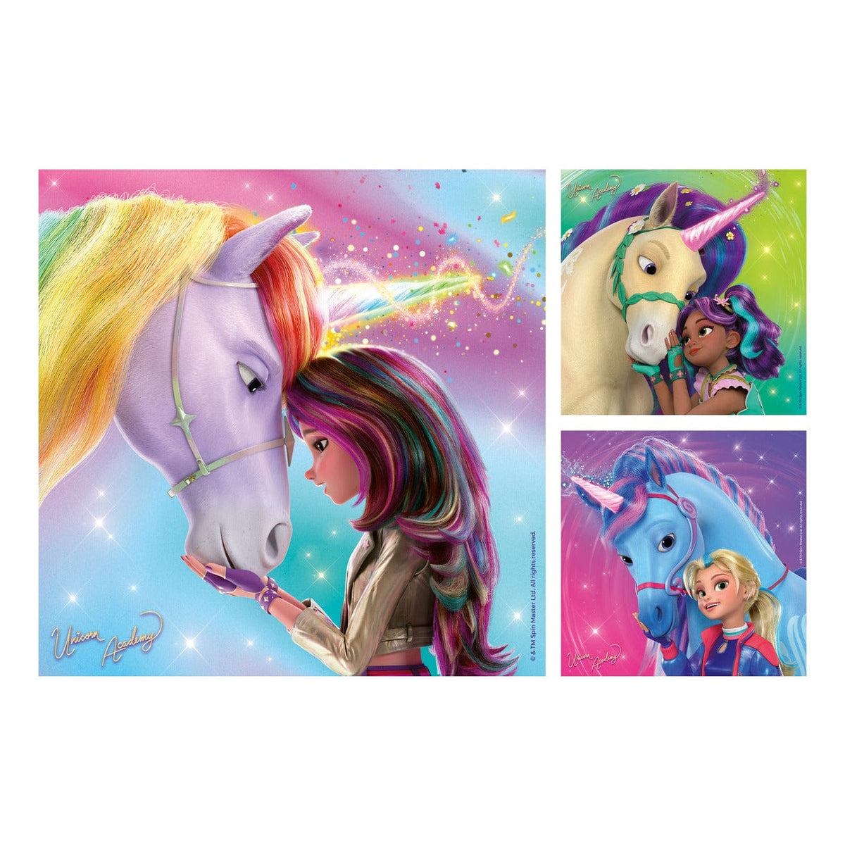 Ravensburger Unicorn Academy 3x49 Piece Jigsaw Puzzle 4005555041634
