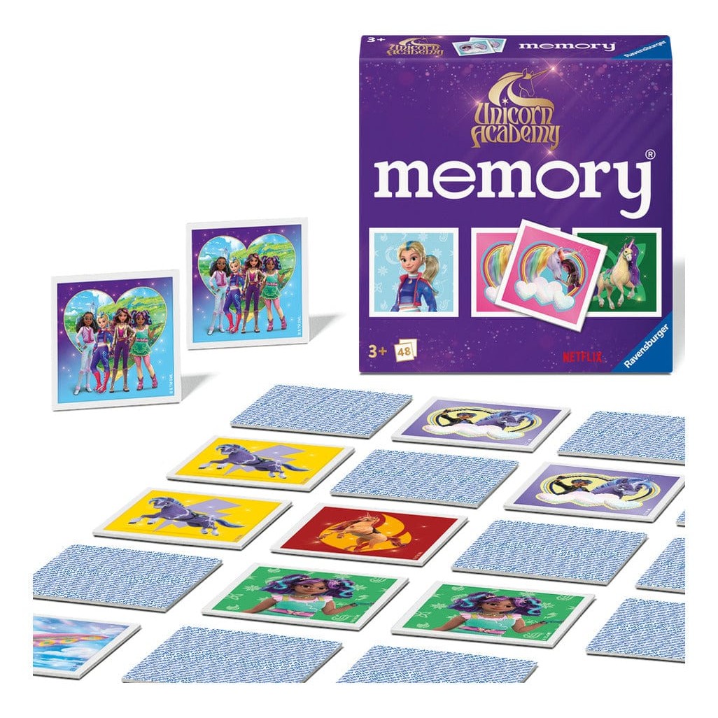 Ravensburger: Unicorn Academy Mini Memory Game