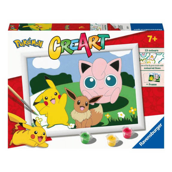 Ravensburger: CreArt Paint by Numbers Pokemon Classics 4005556235711