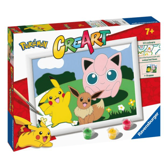 Ravensburger: CreArt Paint by Numbers Pokemon Classics 4005556235711