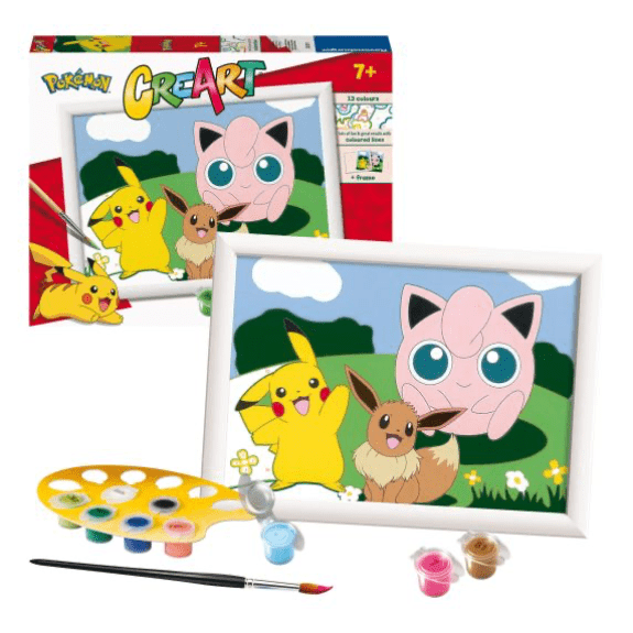 Ravensburger: CreArt Paint by Numbers Pokemon Classics 4005556235711