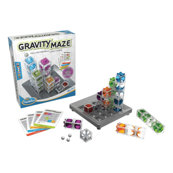 Ravensburger: Gravity Maze Falling Marble Logic Maze Game 4005556764334