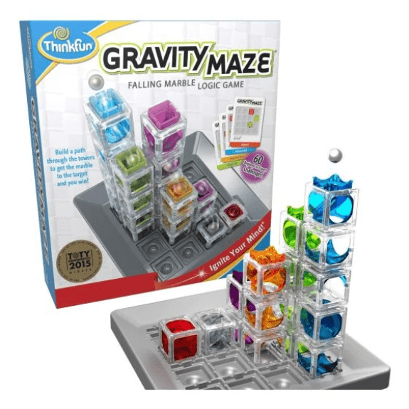 Ravensburger: Gravity Maze Falling Marble Logic Maze Game 4005556764334