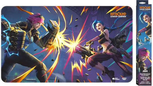 Riftbound: League of Legends TCG Vendetta Vi vs Jinx Playmat