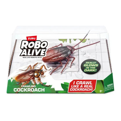 Robo Alive - Crawling Cockroach Glow in the Dark 193052033413