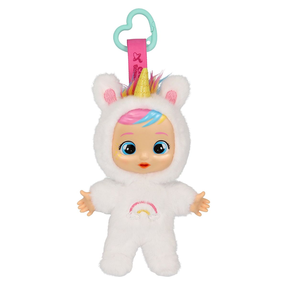 Cry Babies Cuties Dreamy White Rainbow Doll