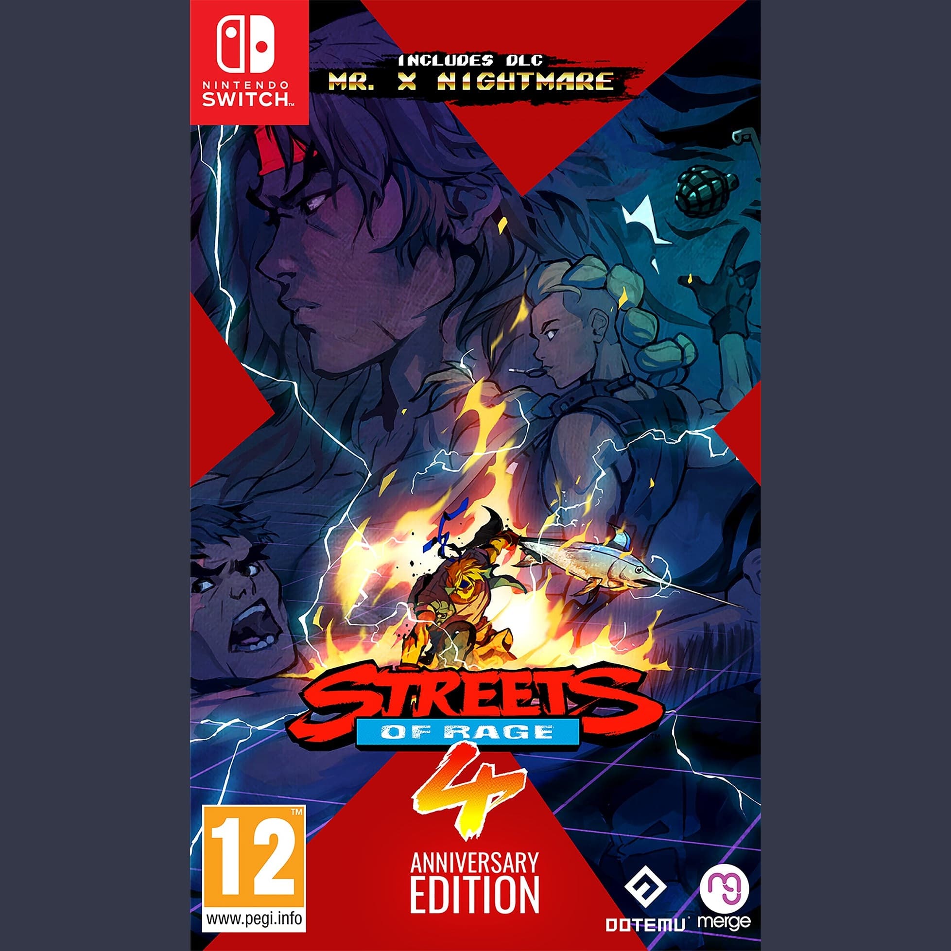 Streets Of Rage 4 Anniversary Edition - Nintendo Switch (Game Cartridge) 5060264379989
