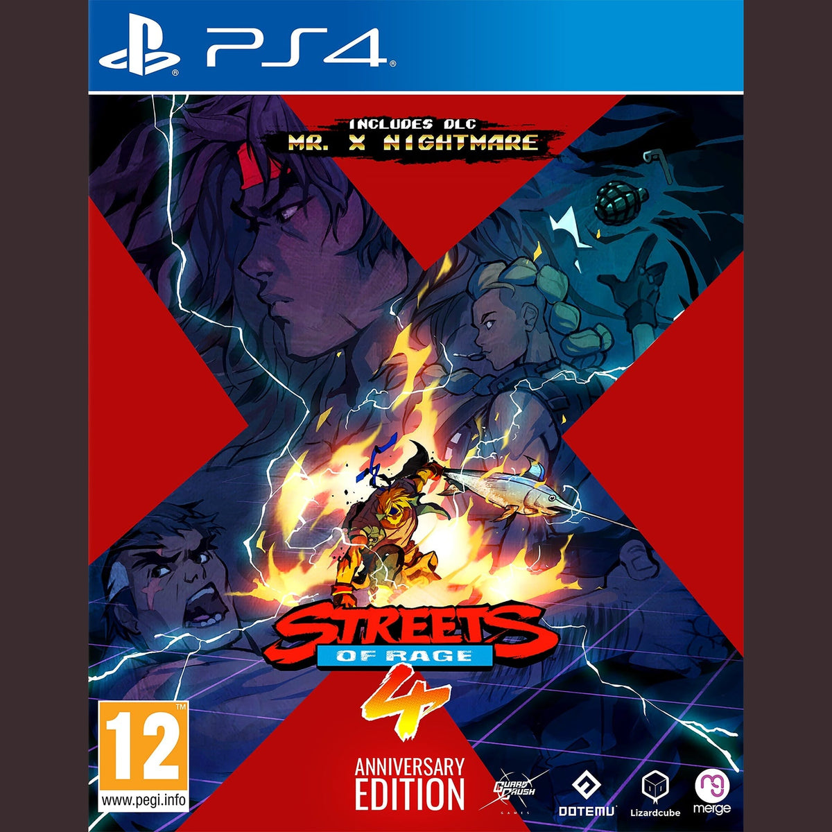 Streets Of Rage 4 Anniversary Edition - PS4 (Disc) 5060264379972