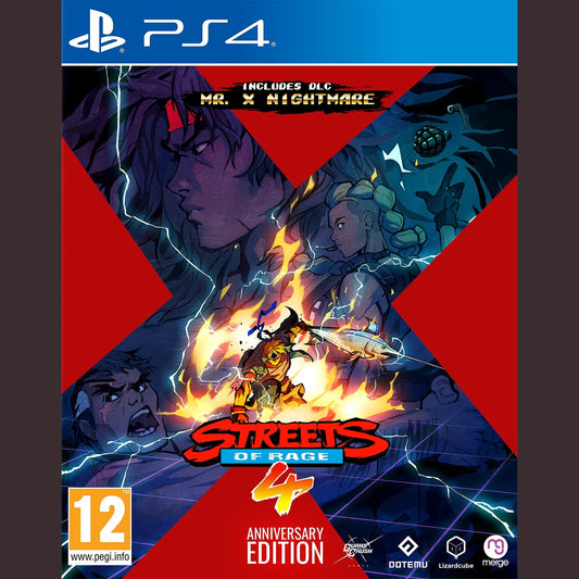 Streets Of Rage 4 Anniversary Edition - PS4 (Disc) 5060264379972