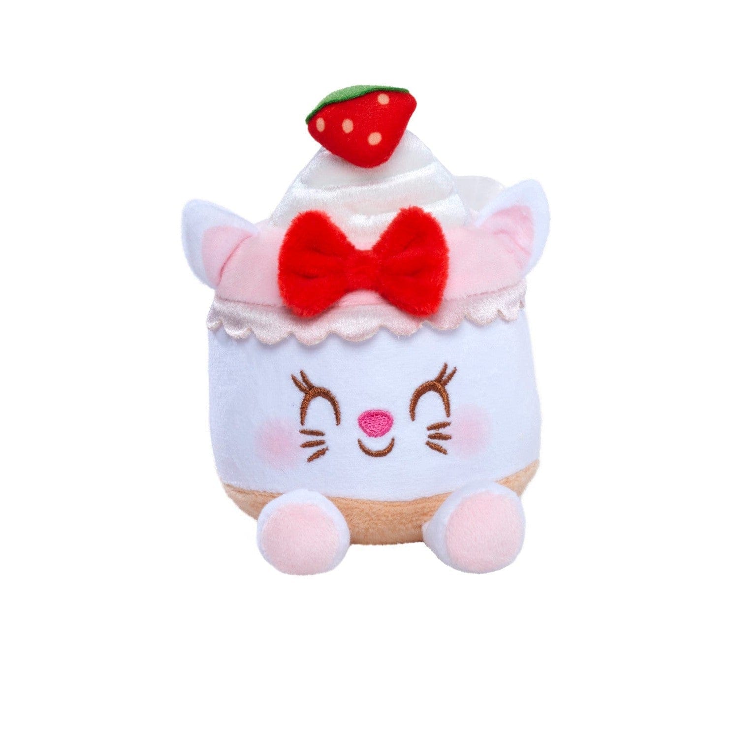 Disney Munchlings 4 Inch Plush - Strawberry Cheesecake Marie 5400868033069