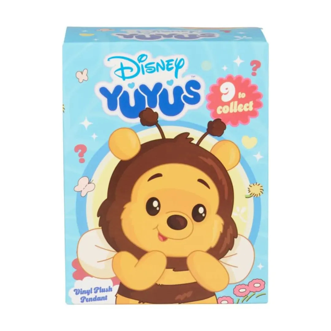 Disney Winnie the Pooh YuYus Plush Key Ring 12cm (1 Mystery Box Selected at Random) 5400868040074