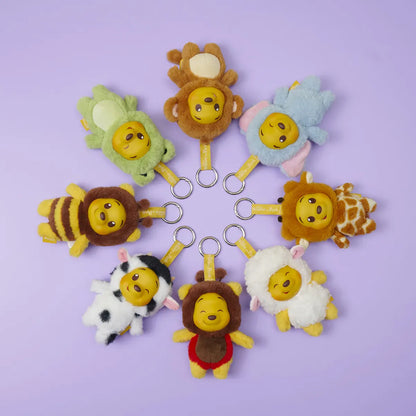 Disney Winnie the Pooh YuYus Plush Key Ring 12cm (1 Mystery Box Selected at Random) 5400868040074