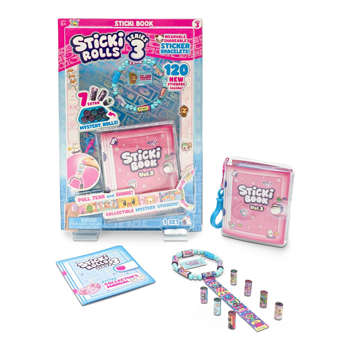 Sticki Rolls Sticki Book Series 3 Sticker Craft Set 850075333318