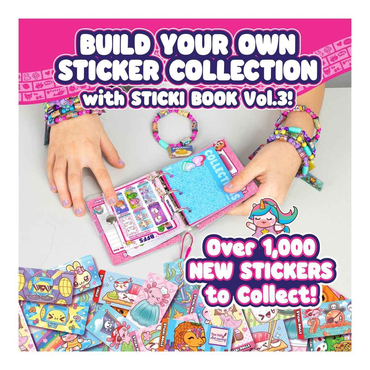 Sticki Rolls Sticki Book Series 3 Sticker Craft Set 850075333318