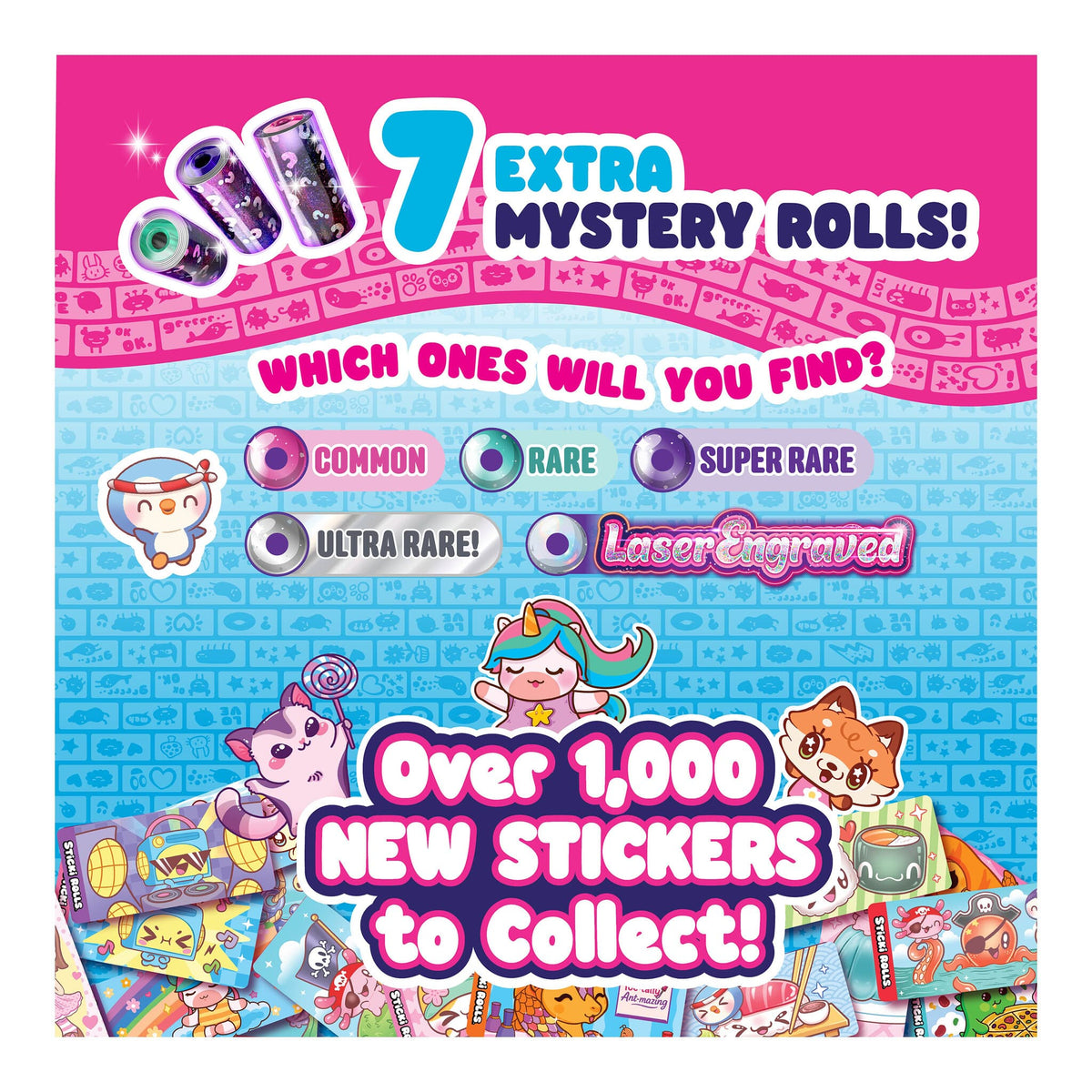Sticki Rolls Sticki Book Series 3 Sticker Craft Set 850075333318