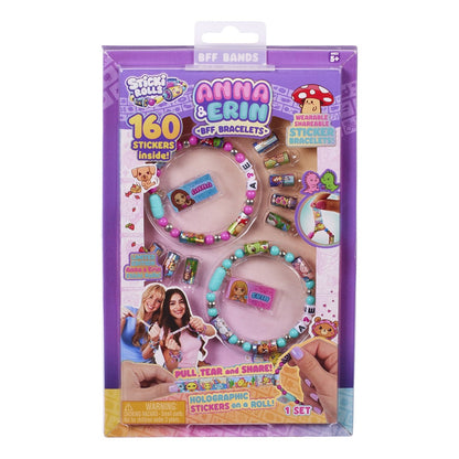Sticki Rolls Anna & Erin BFF Bracelet Pack – 160 Stickers