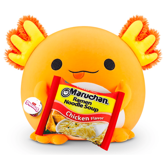 Snackles Super Sized 14 inch Squishy plush - Albi with Noodles 193052064042