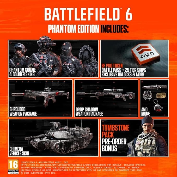 Battlefield 6 Phantom Edition XBOX Series X | VideoGame 5030947125400