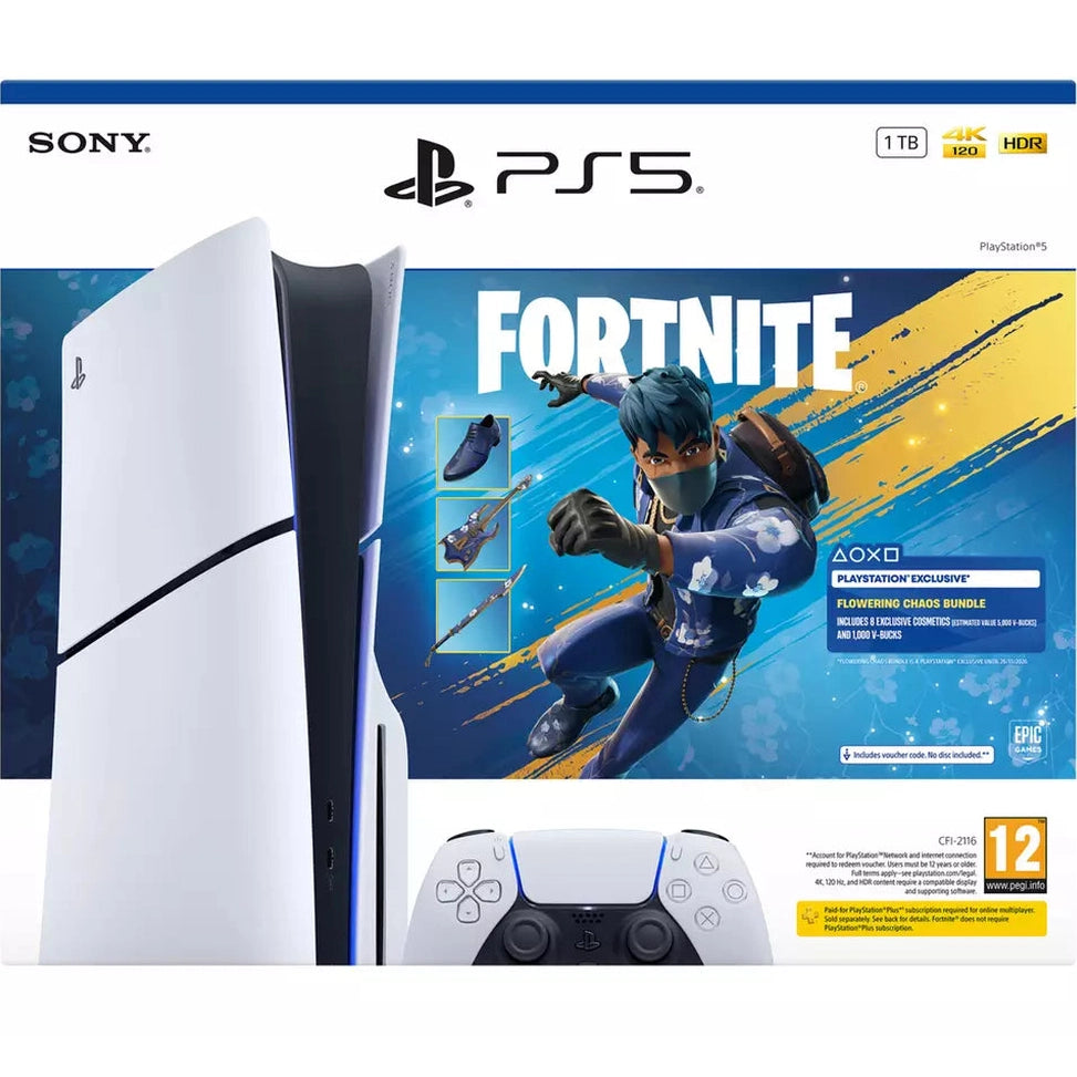 PlayStation 5 Disc Console - Fortnite Flowering Chaos Bundle 711719021414