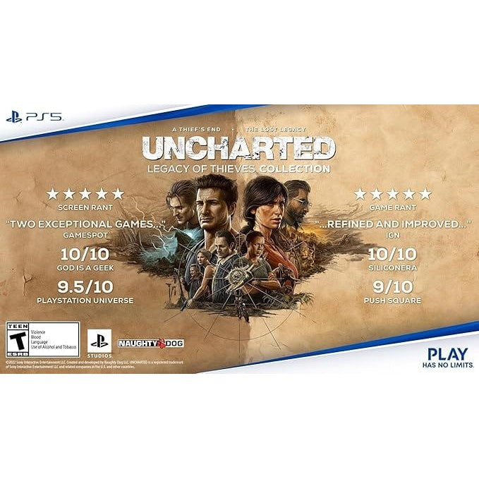 Uncharted Legacy of theives Collection - Playstation 5 0711719791898