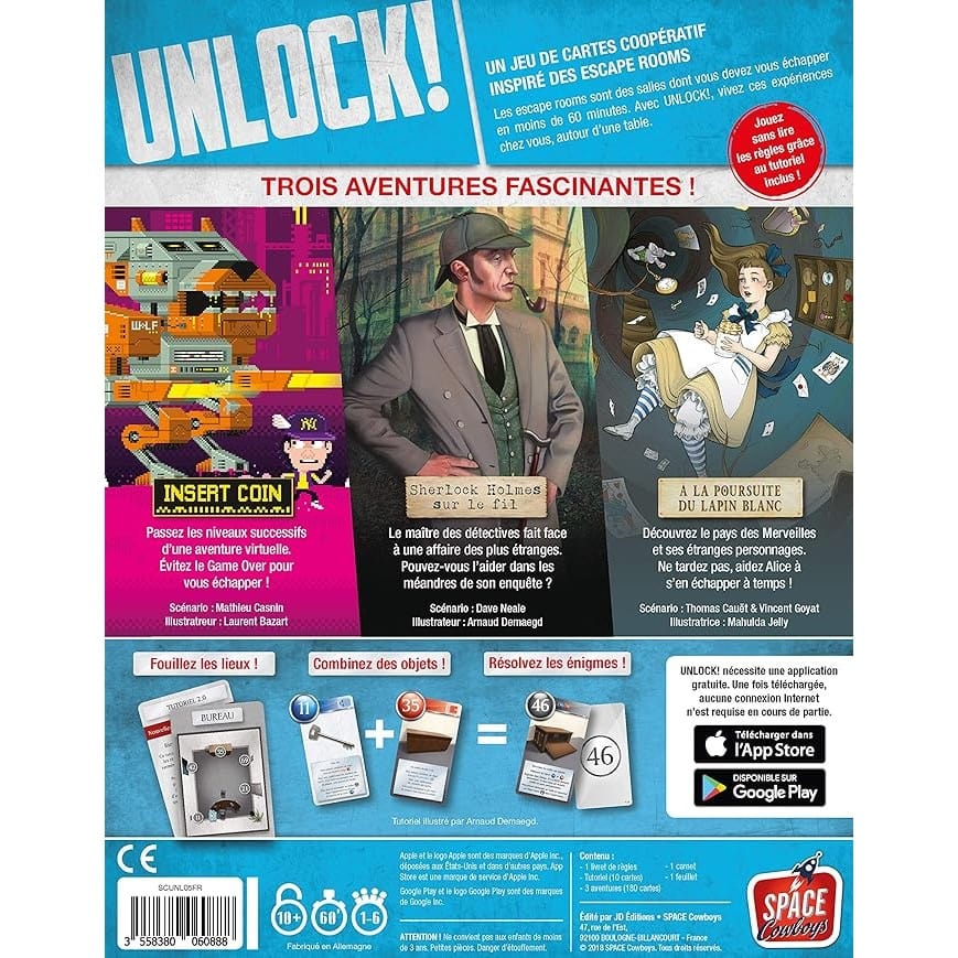 Unlock - Heroic Adventures - Board Game 3558380062974