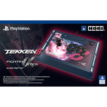 HORI Fighting Stick Alpha Tekken 8 Edition for PS5, PS4 & PC