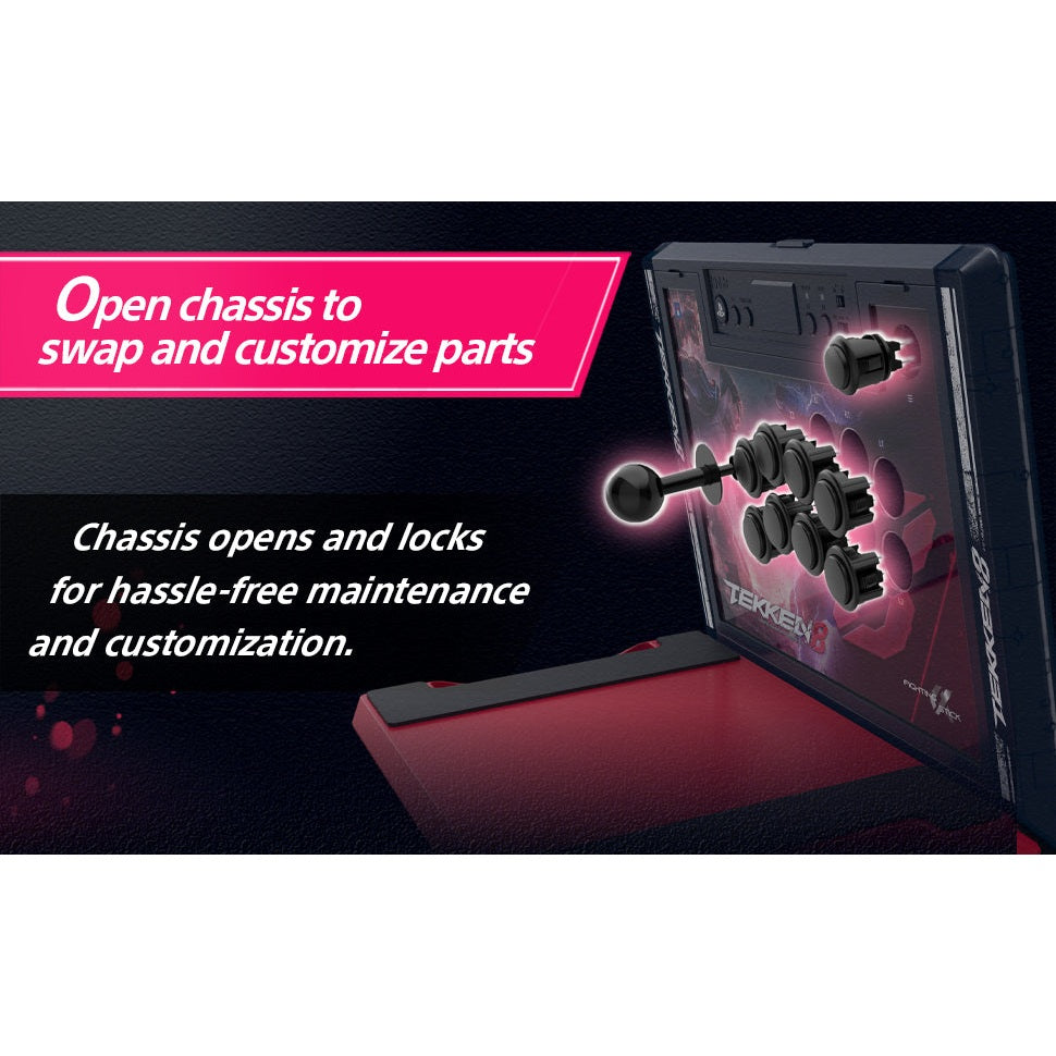 HORI Fighting Stick Alpha Tekken 8 Edition for PS5, PS4 & PC