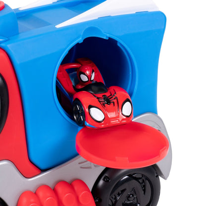 Spidey and Friends - Transforming Hauler Raceway 191726900139