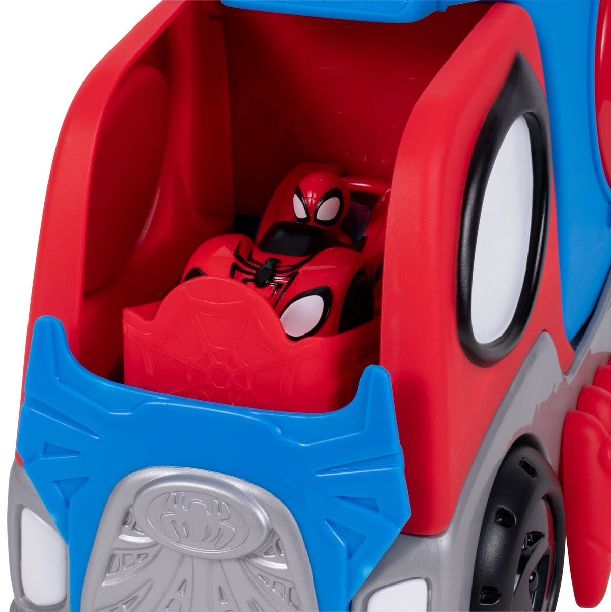 Spidey and Friends - Transforming Hauler Raceway 191726900139