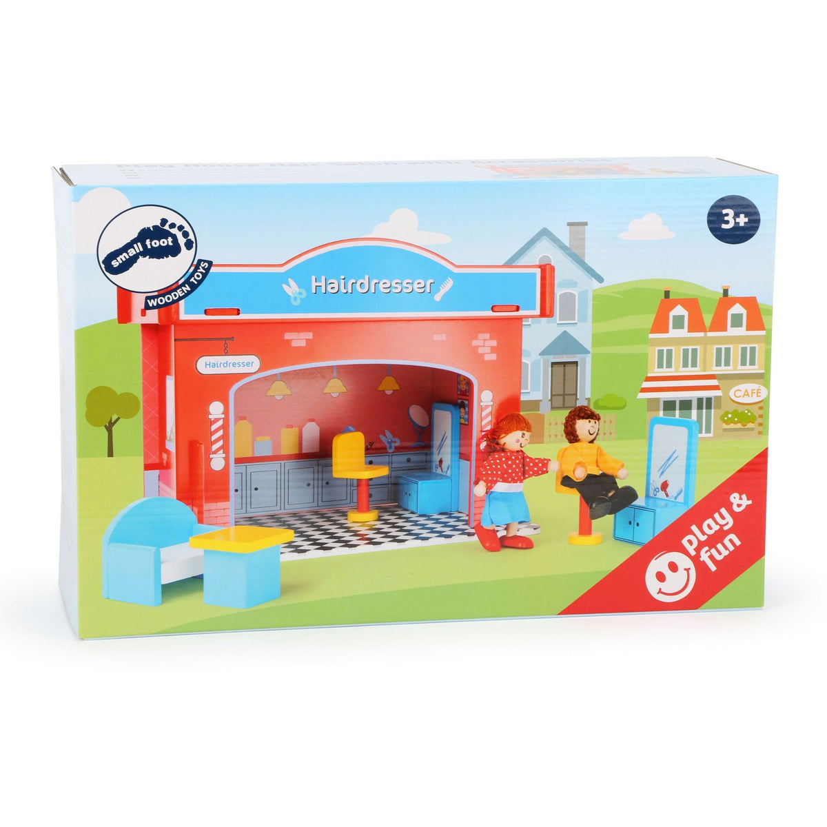 small foot Wooden Hair Salon Playset