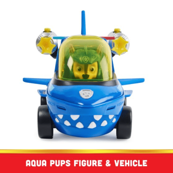 Spin Master:  Paw Patrol Aqua Pups Chase's Shark Vehicle 778988446713