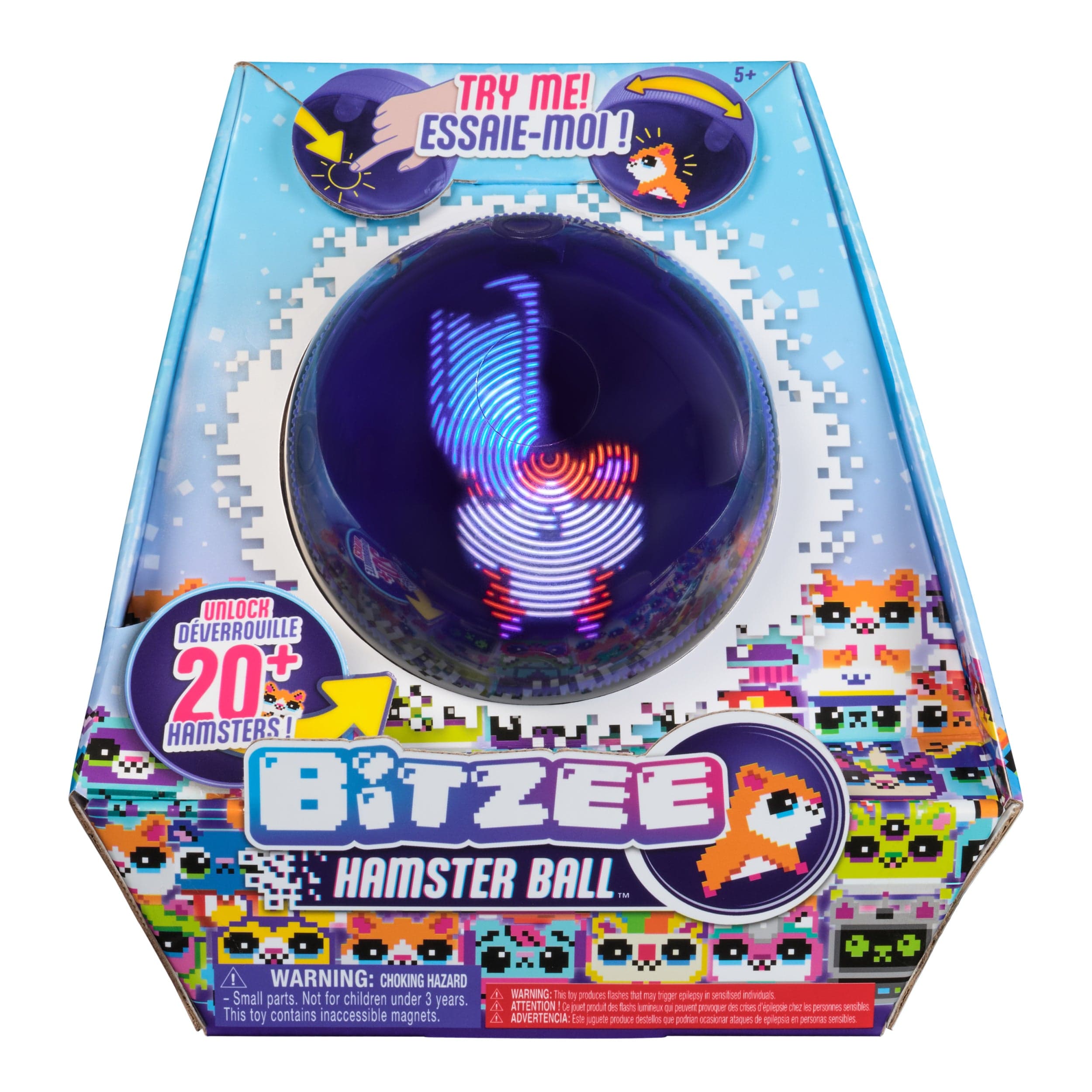 Bitzee Hamster Ball Exercise Toy For Small Pets Safe Play