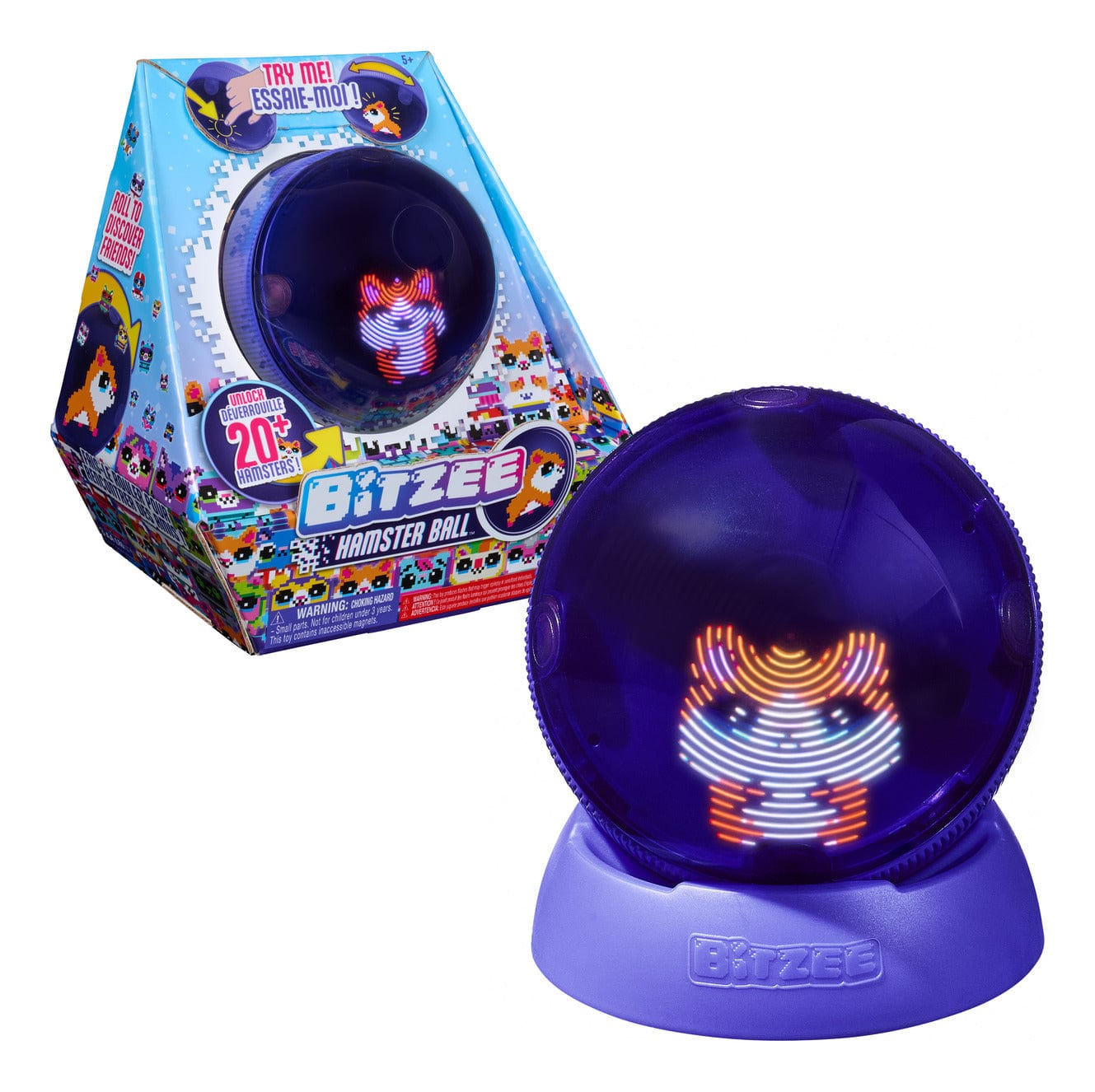 Bitzee Hamster Ball Exercise Toy For Small Pets Safe Play