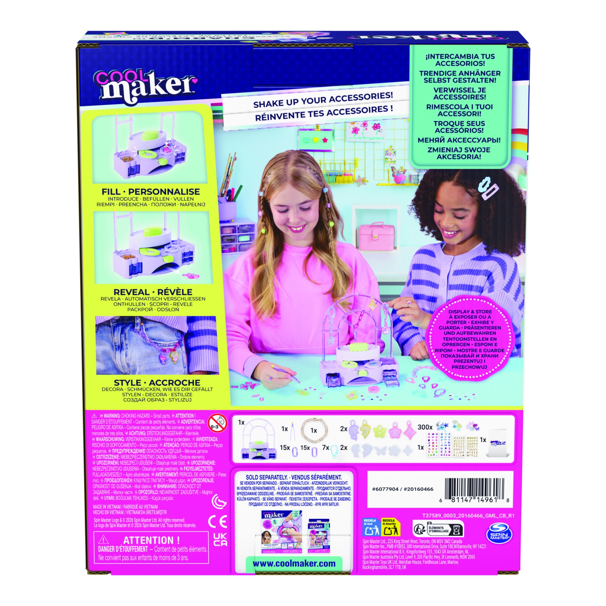 Cool Maker Charm'd Accessory Studio Charm Making Kit 681147149618