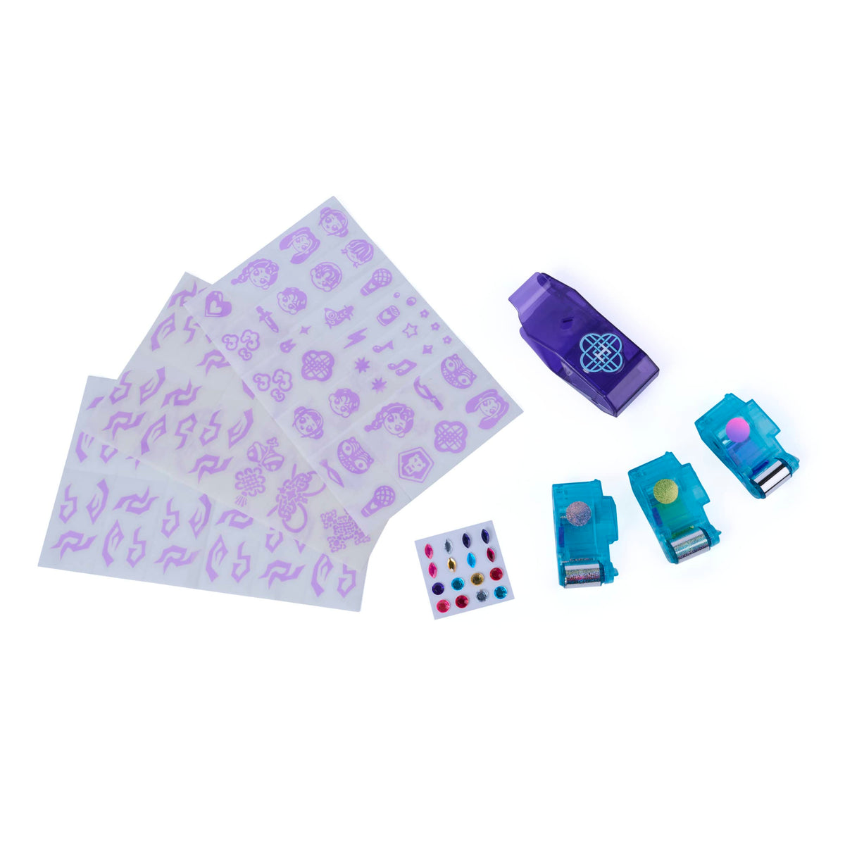 Cool Maker KPop Demon Hunters Shimmer Me Foil Tattoo Kit 681147144019