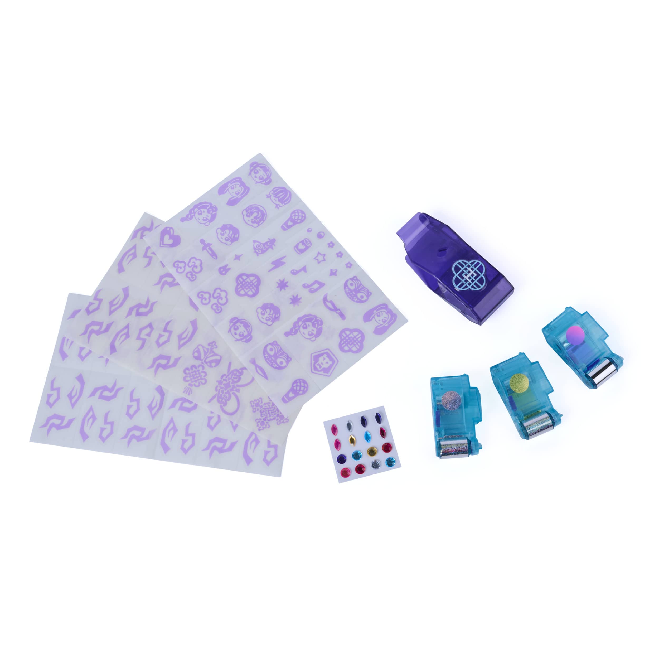 Cool Maker KPop Demon Hunters Shimmer Me Foil Tattoo Kit 681147144019