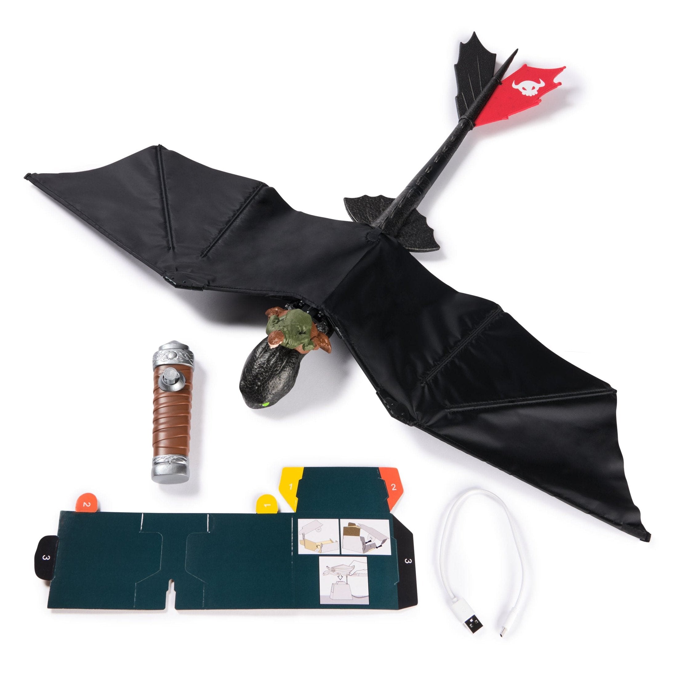 DreamWorks Dragons Real Flying Toothless Remote Toy