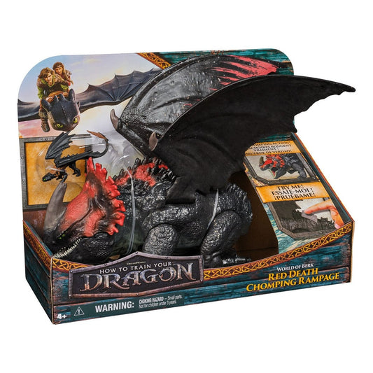 DreamWorks Dragons Red Chompin Death Rampage Figure