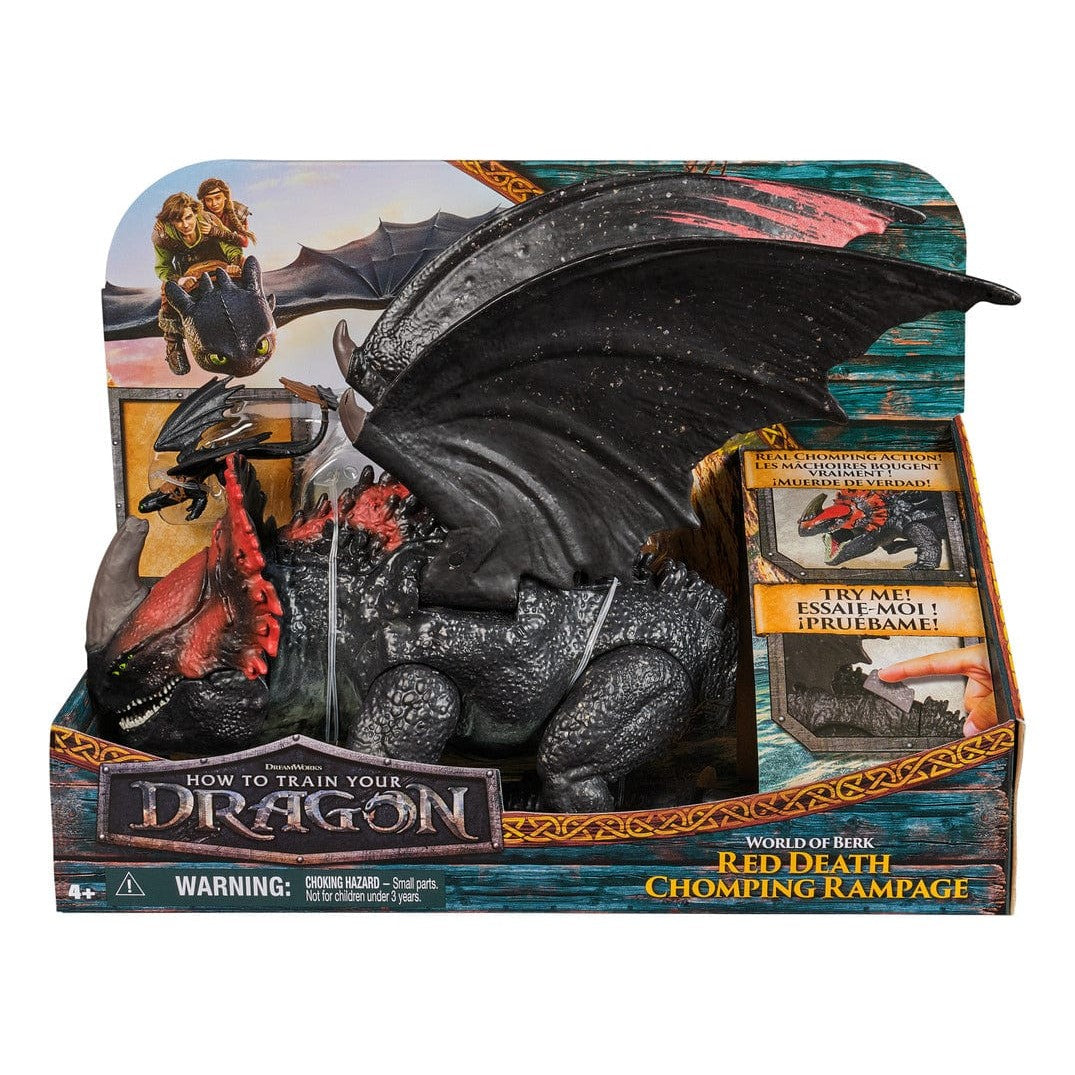 DreamWorks Dragons Red Chompin Death Rampage Figure