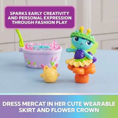 Gabby's Dollhouse Fairylandia MerCat's Fairy Bathroom 12-Piece Playset 681147133419
